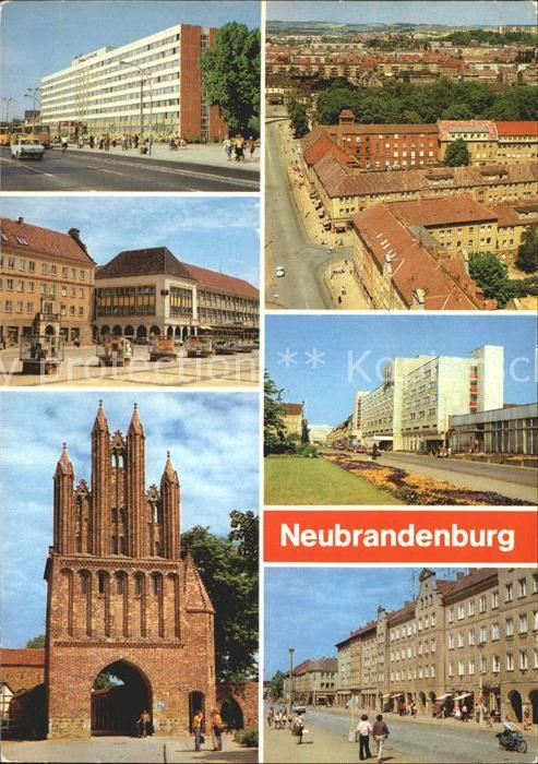 Neubrandenburg Rat des Bezirkes Hotel Vier Tore  Ernst