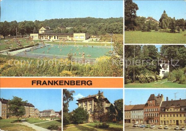 Frankenberg Sachsen Freibad Neubaugebiet Volkspark Platz de