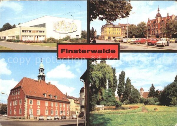 Finsterwalde Sporthalle Markt Kreiskulturhaus Schlos
