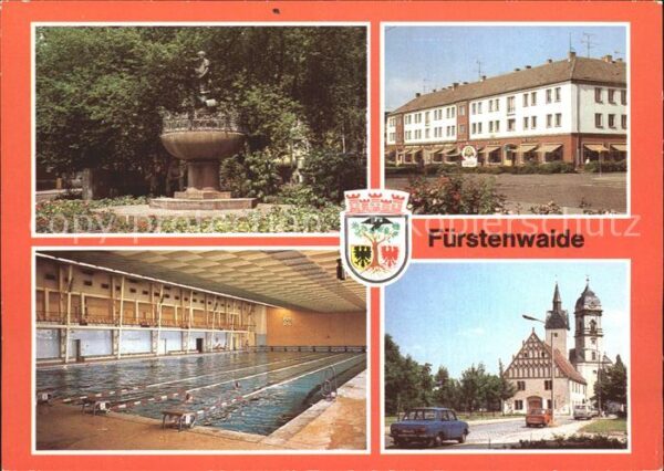 Fuerstenwalde Spree Grassnick Brunnen Mühlenstrasse Spree S