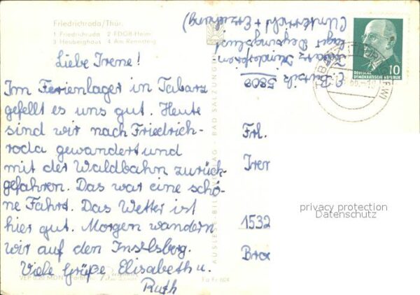 Friedrichroda Am Rennsteig Heuberghaus Heim – Bild 2