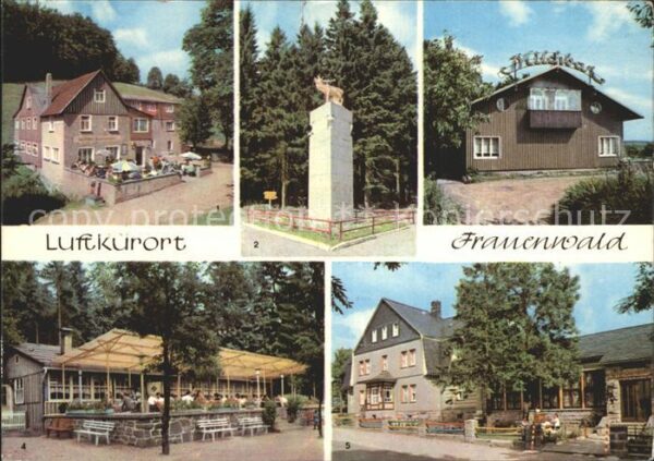 Frauenwald Thueringen Fraubachmühle Monument Milchbar WaldCaf