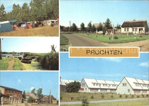 Pruchten Mecklenburg Vorpommern Campingplatz An der Barthe Gaststätte Z