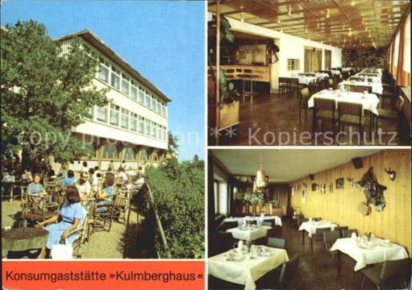 Saalfeld Saale Gaststätte Kulmberghaus Jägerstube Gnom
