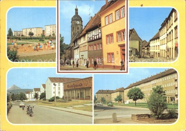 Sangerhausen Suedharz Süd West Siedlung Markt Kornmarkt Karl