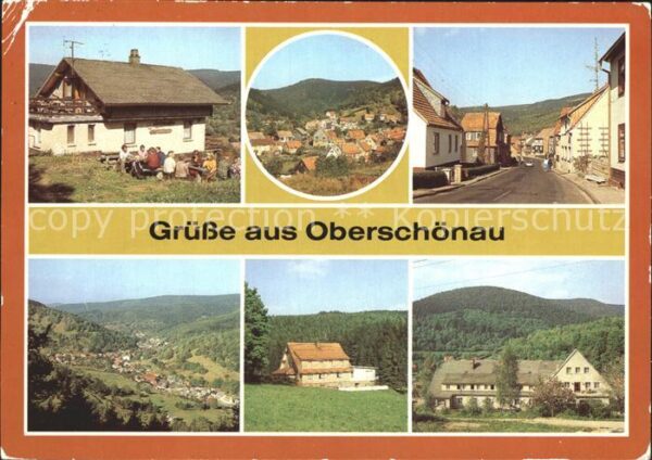 Oberschoenau Thueringen Ski- und Wanderhütte Ernst Thälmann Str