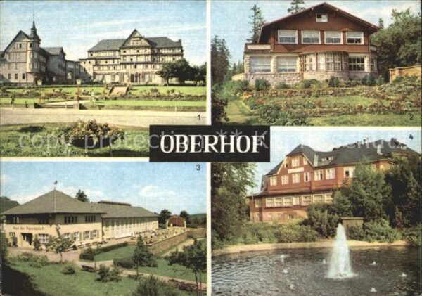 Oberhof Thueringen Ernst Thälmann Haus Cafe Luisensitz Hau