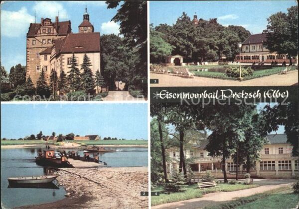 Pretzsch Elbe Kinderheim Elbfähre Am Kulturhaus Am Mo