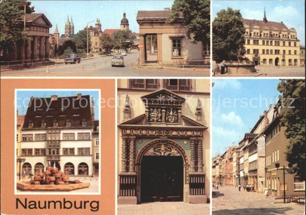 Naumburg Saale Salztor Holzmarkt Rathaus Wilhelm Piek
