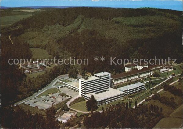 Hoexter Weser Fliegeraufnahme Weserbergland Klinik
