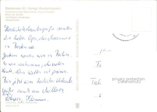 Bestensee Polytechnische Hochshule Kirche Am Pätz – Bild 2