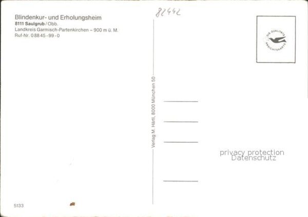 Saulgrub Blindenkur- und Erholungsheim – Bild 2