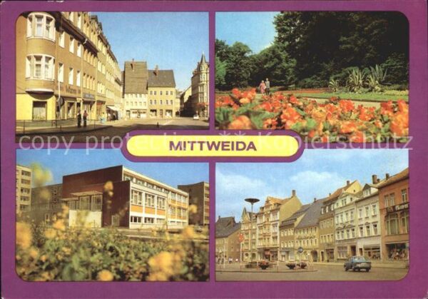 Mittweida Markt Am Schwanenteich Poliklinik