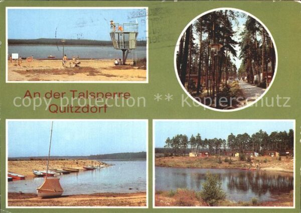 Quitzdorf See Talsperre Badestrand Zeltplatz