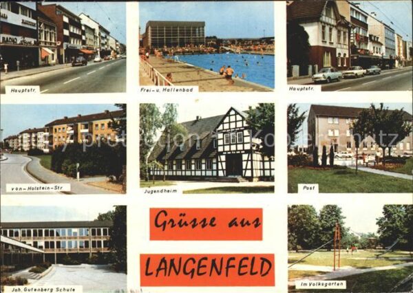 Langenfeld Rheinland Hauptstrasse Jugendheim Frei- und Halle