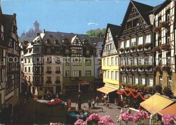 Cochem Mosel Marktplatz Sankt Martinsbrunnen Reichsb