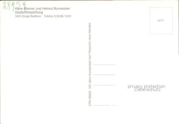 Zorge Gedächtnisstiftung – Bild 2