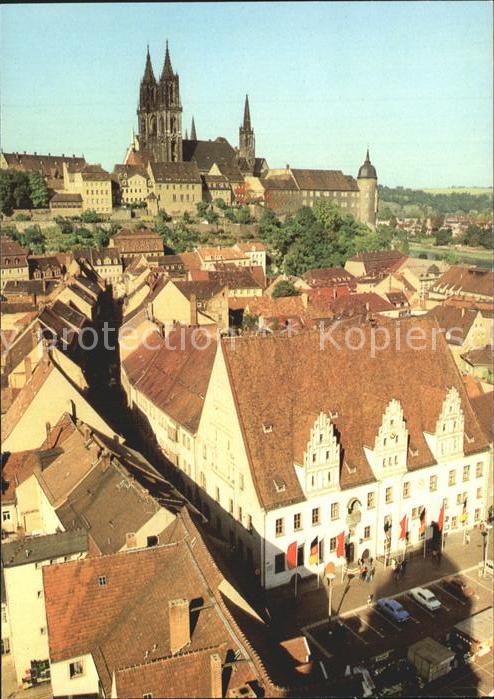 Meissen Elbe Sachsen Dom Albrechtsburg