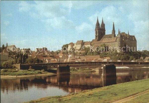 Meissen Elbe Sachsen Dom Albrechtsburg