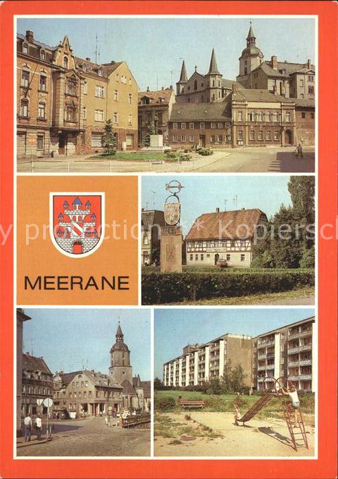 Meerane Ernst-Thälmann-Platz Gasthof Schwanefel