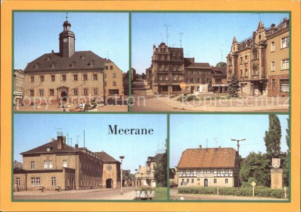 Meerane Ernst-Thälmann-Platz Bahnhof