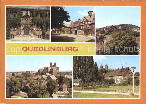 Quedlinburg Rathausportal Schlossberg Stiftskirche