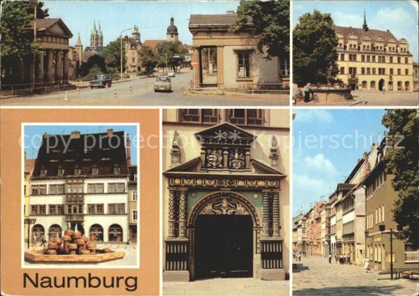 Naumburg Saale Salztor Rathaus Holzmarkt Strasse der D