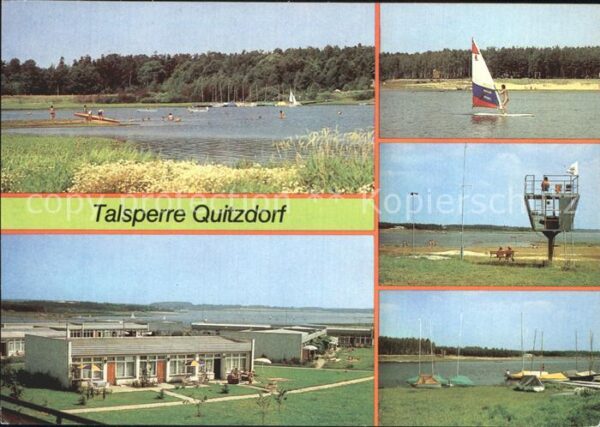Kollm Talsperre Quitzdorf Bungalowsiedlung Ba