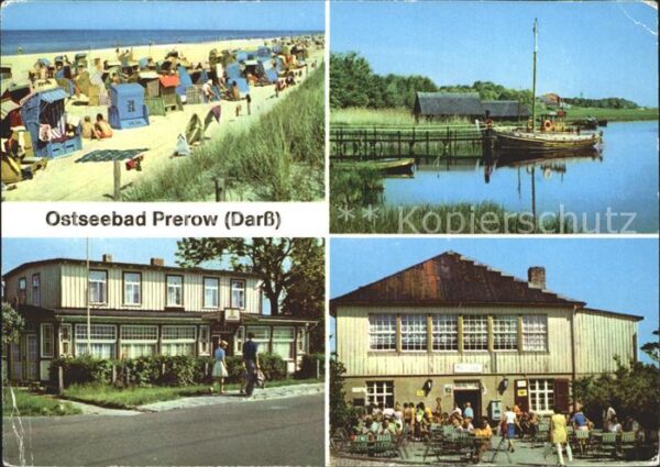 Prerow Ostseebad Hafen FDGB-Erholungsheim Am Hafen Milch