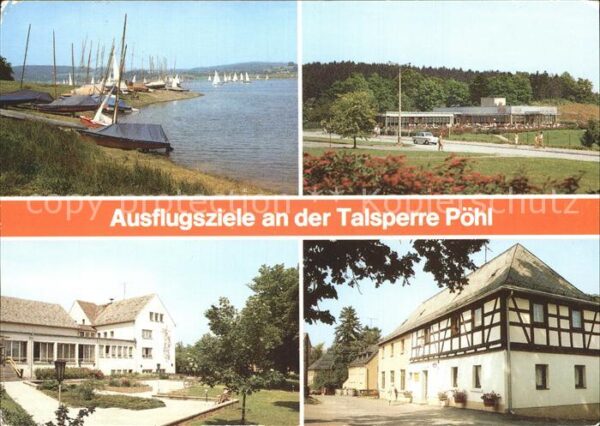 Plauen Vogtland Talsperre Pöhl Gaststätte Talsperrenbli
