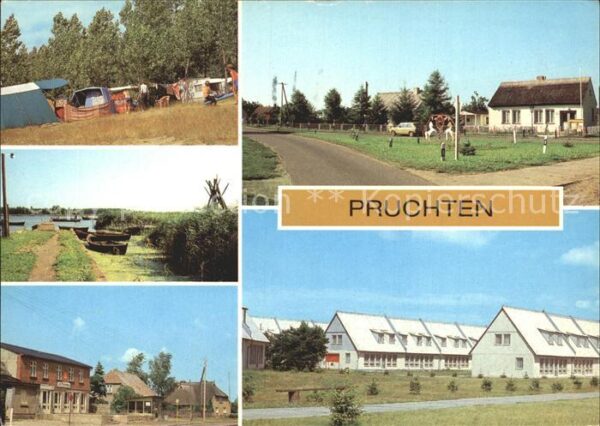 Pruchten Mecklenburg Vorpommern Campingplatz An der Barthe Gaststätte Z