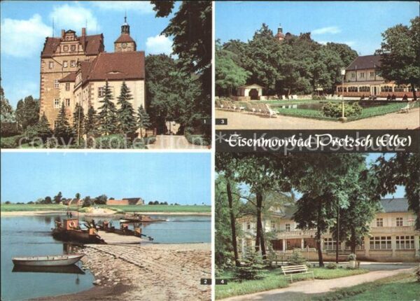 Pretzsch Elbe Kinderheim Elbfähre Kulturhaus Moorbad