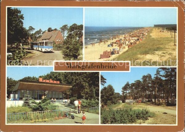 Markgrafenheide Rostock Buswendeschleife Strand Gaststätte Brak