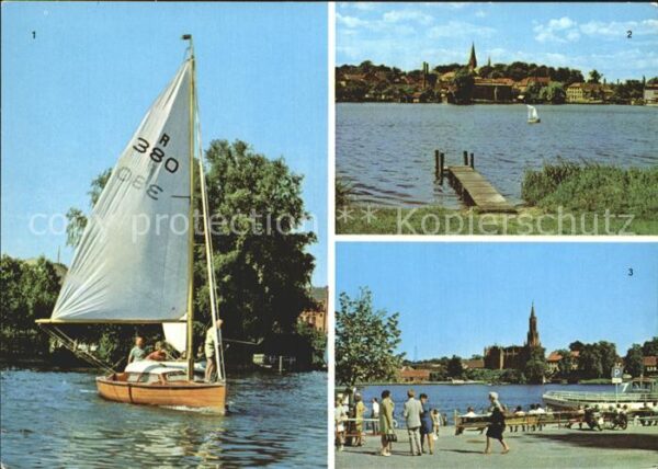 Malchow Malchower See Bootsanlegestelle Kloster