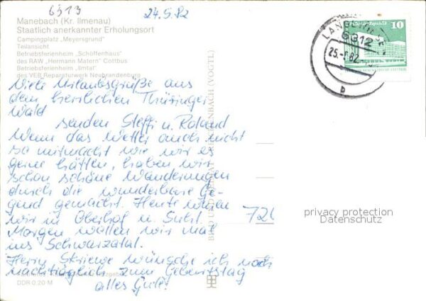 Manebach Campingplatz Meyersgrund Betriebsferien – Bild 2