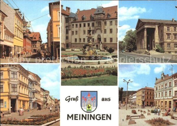 Meiningen Thueringen Georgstrasse Schloss Elisabethenburg Me