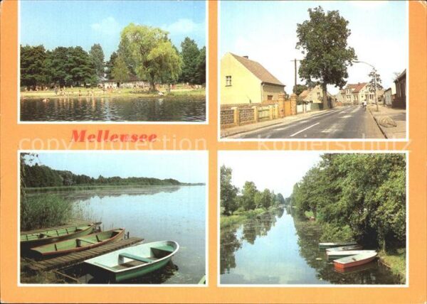 Mellensee Badestelle Teilansicht Am Notten Kanal