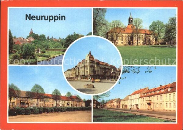 Neuruppin Alt Ruppin Pfarrkirche Ernst Thälmann P