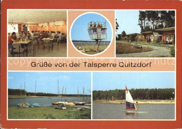 Quitzdorf See Talsperre Gaststätte Wacheberg Seegelbo