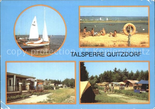 Quitzdorf See Kollm Nord Segelboote Badestrand Campin
