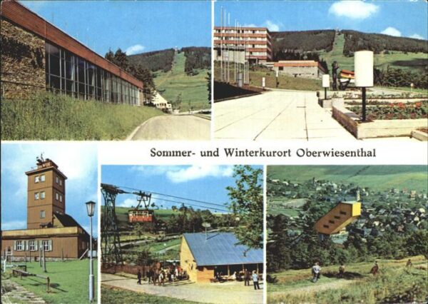 Oberwiesenthal Erzgebirge Hallenschwimmbad des Erholungsheimes Fi