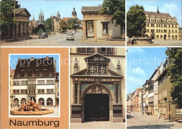 Naumburg Saale Salztor Rathaus am Wilhelm Pieck Platz