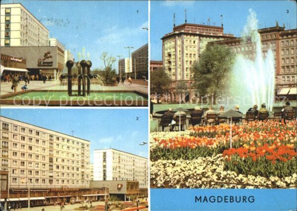 Magdeburg Wilhelm Pieck Allee Karl Marx Strasse