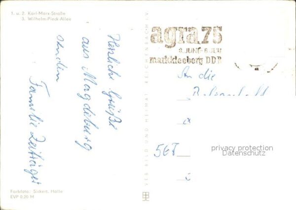 Magdeburg Wilhelm Pieck Allee Karl Marx Strasse – Bild 2