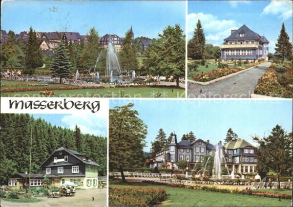 Masserberg Kurpark Massermühle Augenheilstelle Kur