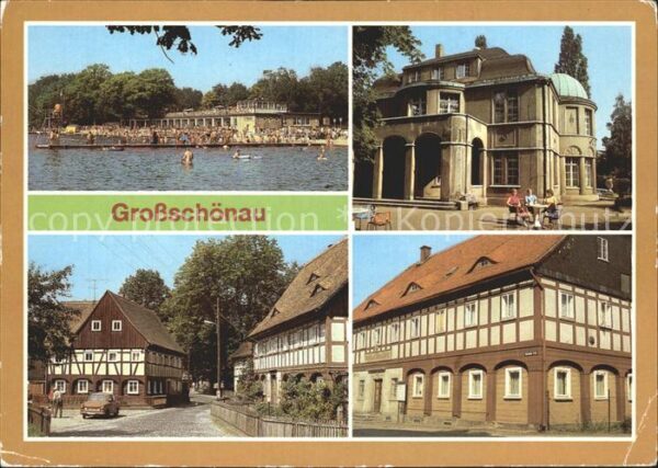 Grossschoenau Sachsen Waldstrandbad Erholungsheim Julius Wörd