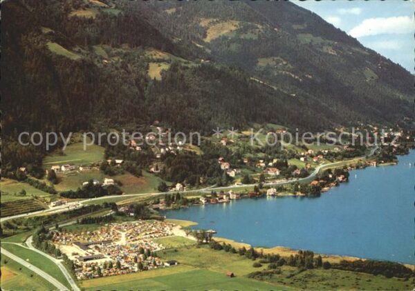 Ossiach Fliegeraufnahme Campingplatz
