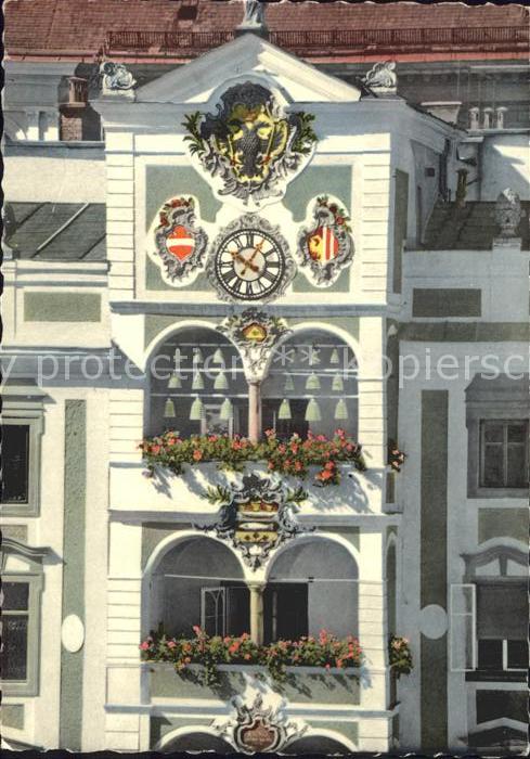 Gmunden Salzkammergut Rathaus Glockenspiel