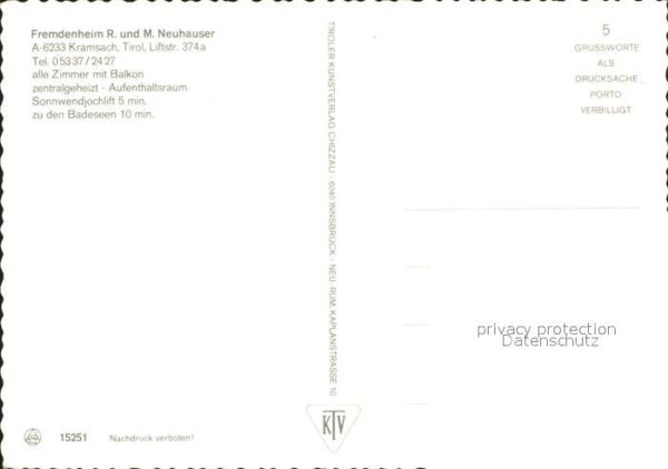 Kramsach Fremdenheim Neuhauser – Bild 2