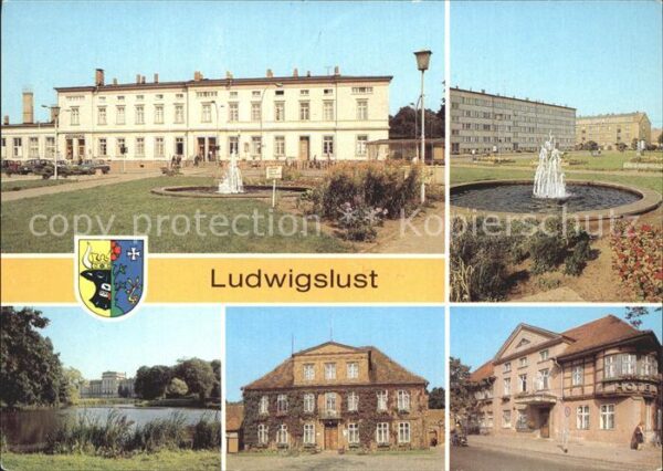 Ludwigslust Bahnhof John Brinckmann Strasse Schloss